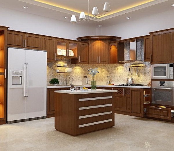 What are the characteristics of wooden kitchen cabinets?